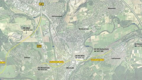 Farbige Karte mit Darstellung der Variante 5.3