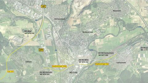 Variante 5.4 Farbig gestaltete Landkarte - Variante 5.4